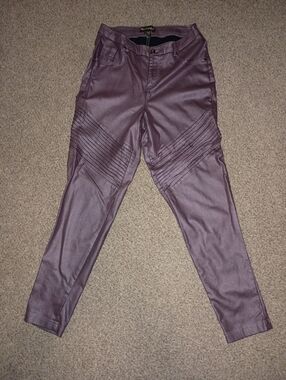 Like an angel Purple Moto-Panel Cargo Pants